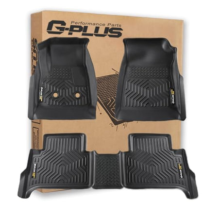 TPE Floor Mats Fit Chevy Colorado GMC Canyon Crew Cab 2015 (15-22|Fit Chevy Colorado Crew Cab|3PCS)