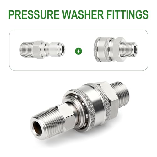 6PCS 304 Stainless Steel 3 (3/8"MNPT)