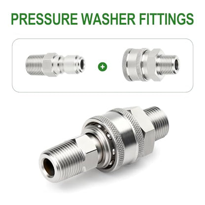 6PCS 304 Stainless Steel 3 (3/8"MNPT)