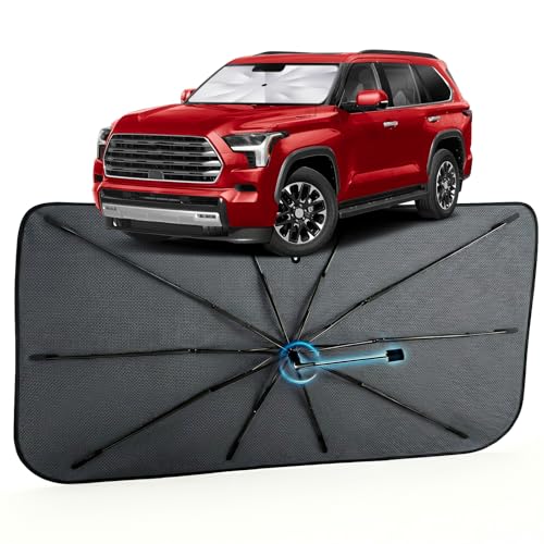 Car Windshield Sun Shade Umbrella for Toyota Sequoia 2008 (For Toyota Sequoia 2008-2026)