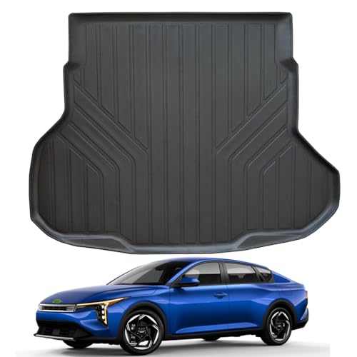 Trunk Mat for 2025 2026 KIA K4 Sedan TPE All Weather Protection Car Cargo Liners Accessories (2025|Kia K4|Trunk Mat)