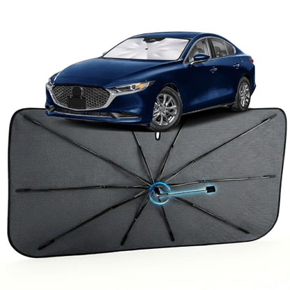 Car Windshield Sun Shade Umbrella for Mazda 3 2014 (For Mazda 3 2014-2026)