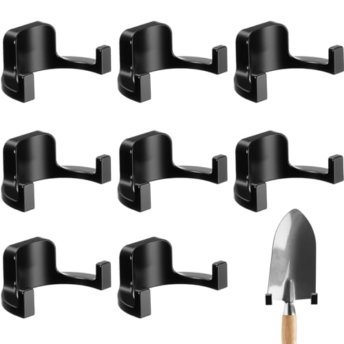 8 Pcs Shed Storage Tool Hooks Accessories Compatible with Suncast (U Shaped)