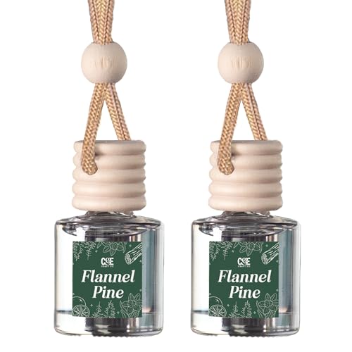 CANDECraftCo 2 Pack Hanging Car Air Freshener Diffuser for Essential Oils