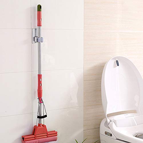 2 Pack Stainless Steel Mop Broom Holder Organizer (Model 1 (2 Pakck))