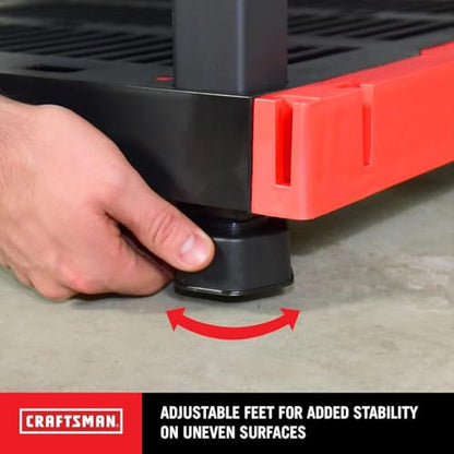 Craftsman 5 Tier Heavy Duty Plastic Storage Shelves (5-Tier)