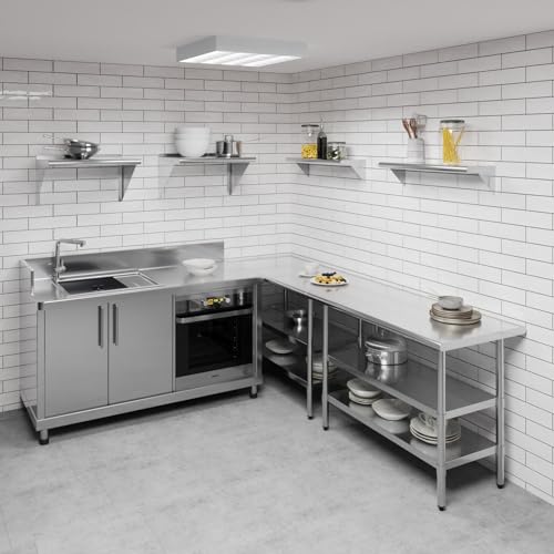 10 in. x 30 in. Stainless Steel Wall Mount Shelf (10 in. x 30 in.)