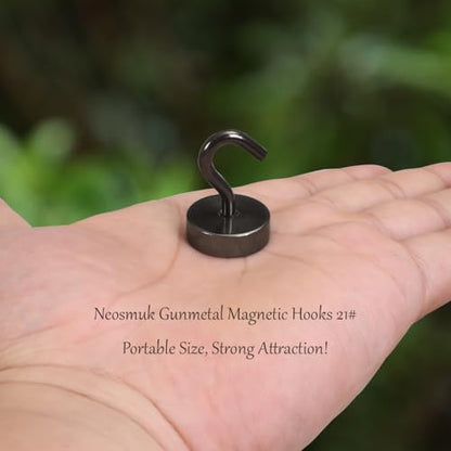 Magnetic Hooks Steel Tube Design for Cruise (Gunmetal / 40lb Magnetic Hooks)