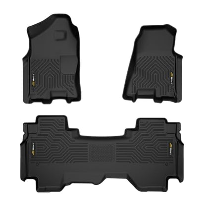 TPE Floor Mats Fit for 2019 (19-24|Fit Dodge Ram 1500 Crew Cab|3PCS)