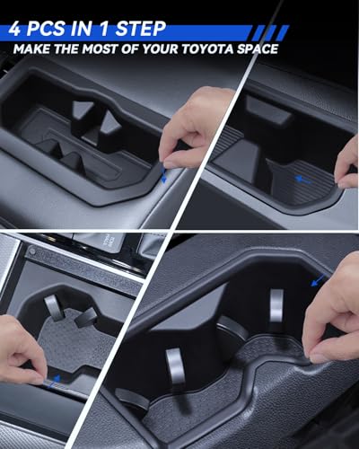 for Sequoia 5 Pcs Cup Holder Set 2023 (for 2023-2026 Toyota Sequoia)
