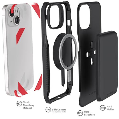 Exec iPhone 15 Wallet Case (iPhone 15 / Black)