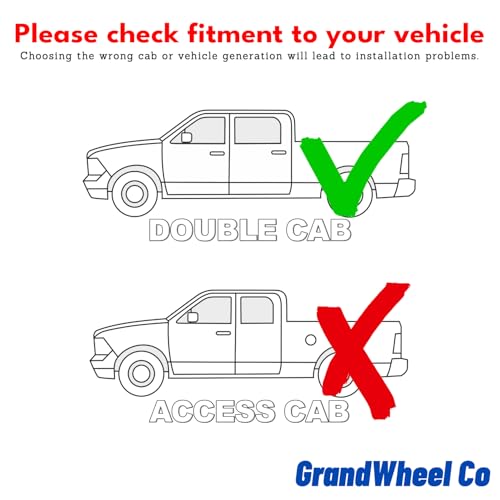 Window Deflectors Smoke Tinted in (For Tacoma 24-26 Double Cab)