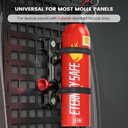 Aluminum MOLLE Panel Fire Extinguisher Mount Kit for 1 (Molle Panel fire extinguisher mount)