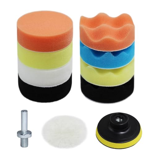 Car Polishing Buffing Kit 3Inch Drill Buffing Pad Buffing Pads