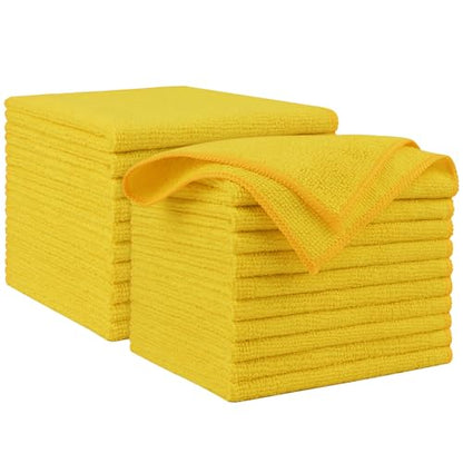 Microfiber Cleaning Cloth (Yellow / 20PK)