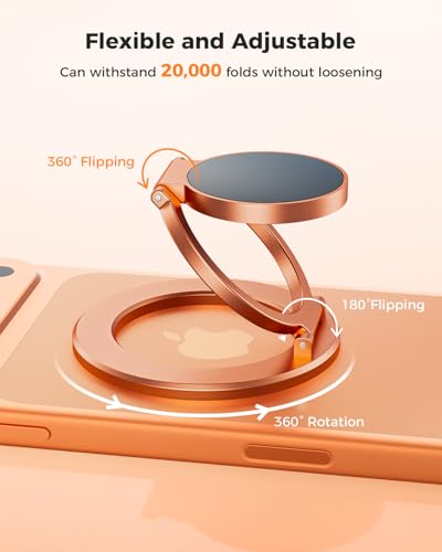 Dual Side Magnetic Ring Holder (Cosmic Orange)
