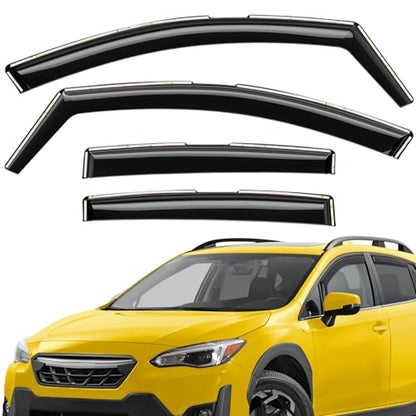 Extra Durable Window Deflectors in (For Subaru XV Crosstrek 18-23)