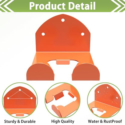 Trimmer Rack Wall Mount Heavy Duty Weedeater Hanger for Garage Wall Bracket Garage Organizer Weed Eater Hanger for Grass Trimmer (3 Pack)