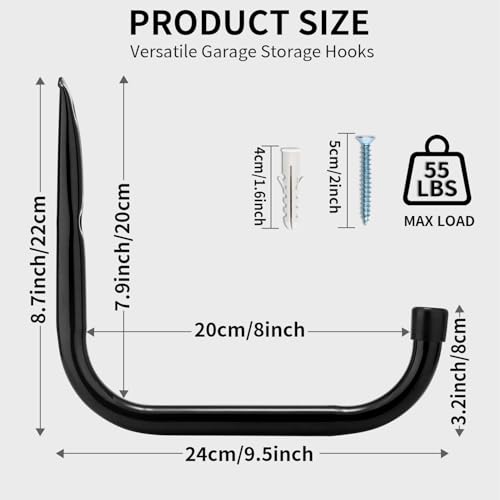 Ladder Storage Hook (8.7Inch x 9.5Inch)