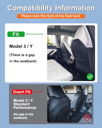 1 Pack Car Seat Hooks & Phone Mount for Tesla Model Y (Metallic Black)