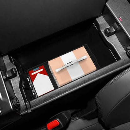 Center Console Bottom Organizer for Toyota RAV4 2026 Central Control Armrest Lower Storage Box Insert Tray Silicone Interior Auto Accessories Black (26RAV4 Low A-Tray)