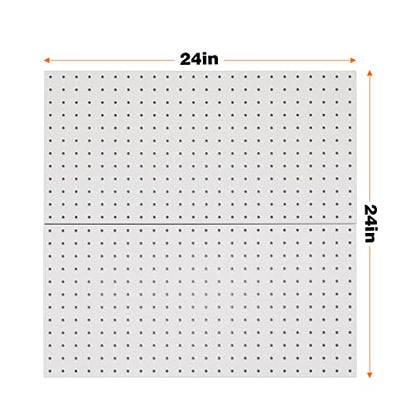 Metal Pegboard Wall Panels (Gray / 2PC)