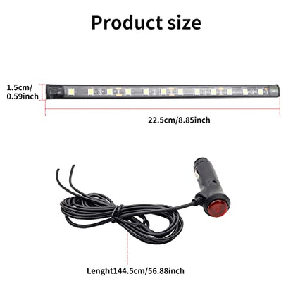 Ambient Lighting Car 2PCS Under Glow Kit with Cigarette Lighter (Ice Blue)