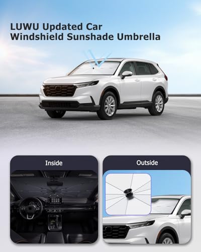 2026 CRV Windshield Sun Shade Umbrella Foldable UV Block CR V Car Front Window Sunshade (CRV 2023 2024 2025 2026)