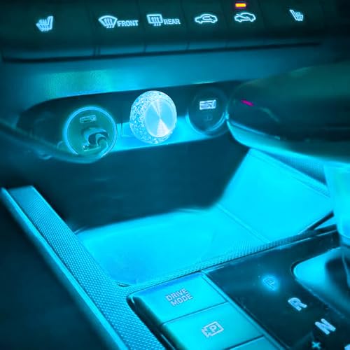 4PCS USB LED Car Interior Atmosphere Lamp (Ice Blue)