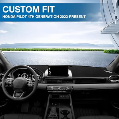 Black Dash Cover for Honda Pilot 2023 (Pilot 23-26(Black))