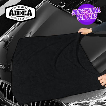 Microfiber Towels for Cars (Black / 24inx31in)