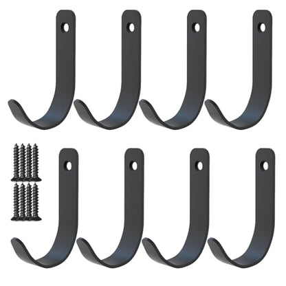 Hooks for Hanging Stainless Steel Heavy Duty Coat Hook Wall Hooks Robe Hanger Hooks Hanging Hat Key Holder for Towel and Bags Indoor Outdoor (2.5x1.3 / U-type)