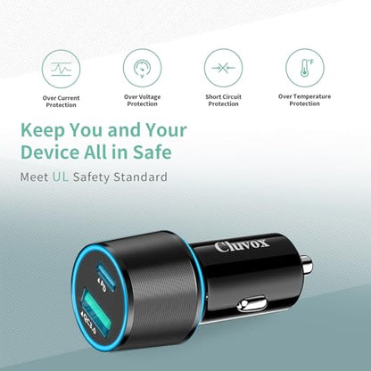 5 Pack 38W USB C Car Charger (CC003(5 Packs))
