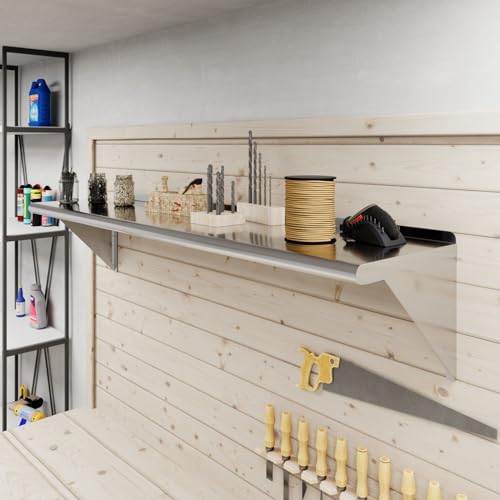 14 in. x 60 in. Stainless Steel Wall Mount Shelf (14 in. x 60 in.)