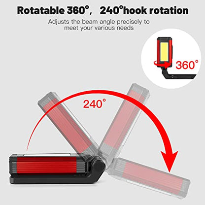 Rechargeable Magnetic Work Light 2 (Red)
