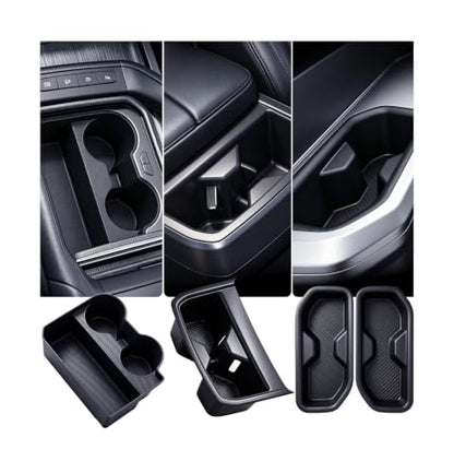 1st & 2nd & 3rd Row Cup Holder Inserts for KIA Telluride 2027+ (Fit for 2027+ Telluride, High Trim)