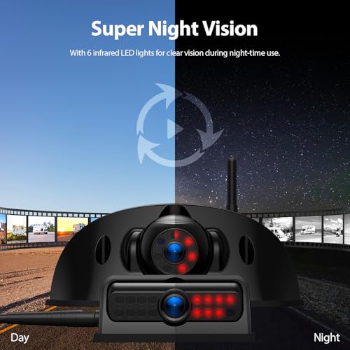 4 Cameras Wireless RV Backup System with 7 (7 '' -4 CAM)