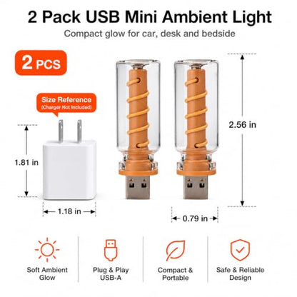 LED USB Night Light (Warm White)