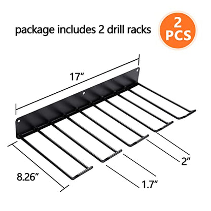 Drill Holder Wall Mount (2 rack)
