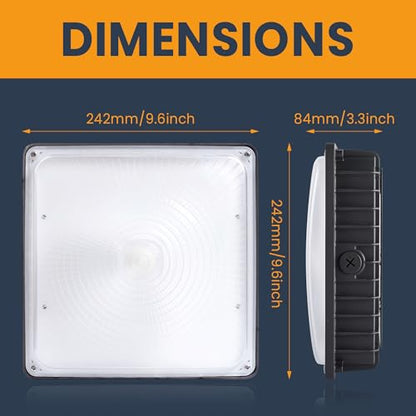 70W LED Canopy Lights 4Pack