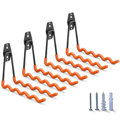 Garage Hooks Heavy Duty (7.7inch W Hook / Orange W Hook)