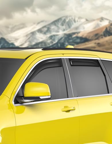 Window Visors Rain Guards for Jeep Grand Cherokee (Fit for 2011-2021 Jeep Grand Cherokee)