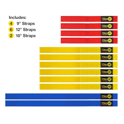 Quick Straps by Wrap (Assorted Colors / Assorted 12-Pack)