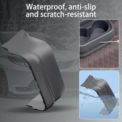 Center Console Rear Cup Holder Anti Kick Cover for Sienna 2021 (Center Rear CP-Anti)