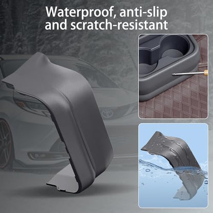 Center Console Rear Cup Holder Anti Kick Cover for Sienna 2021 (Center Rear CP-Anti)