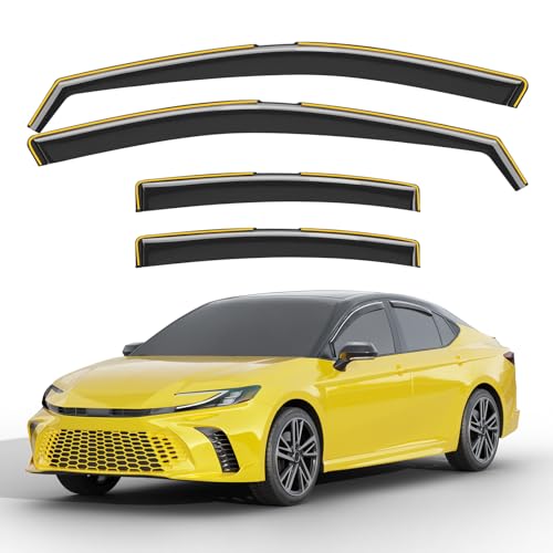 in Channel Window Visors Rain Guards for Toyota Camry 2025 2026 (Fit for 2025-2026 Toyota Camry)