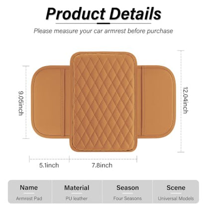 Car Center Console Cover (orange)