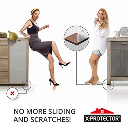 Non Slip Furniture Pads X (16 Square 2.5")