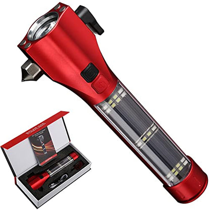 Emergency Flashlight for Car (Red / 7.8in)