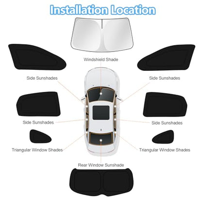 Car Window Shades for Hyundai Kona 2018 (FOR | Kona 2018-2023 (8pcs))